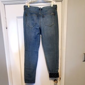 Eddie Bauer Boyfriend Flannel Lined Jeans. Size 10.